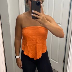 NWOT Zara Scarf Tube Top